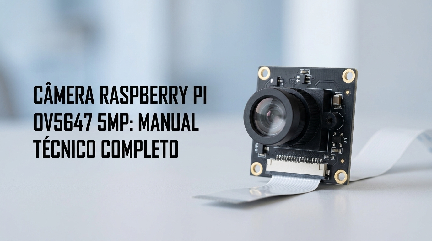 Câmera Raspberry Pi OV5647 5MP 1080p 3.6mm: Manual Técnico Completo
