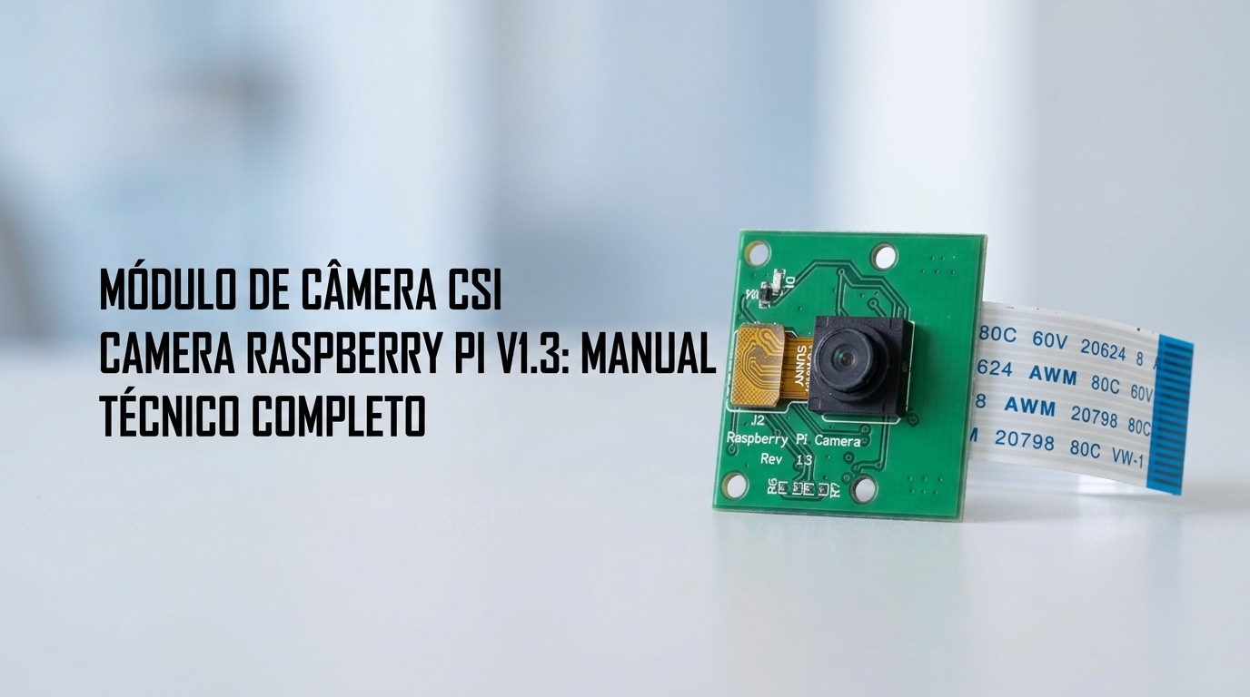 Câmera Raspberry Pi V1.3: Manual Técnico Completo