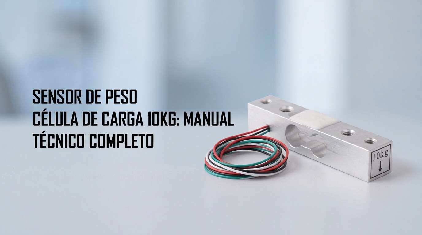 Célula de Carga 10kg Alta Precisão: Manual Técnico Completo