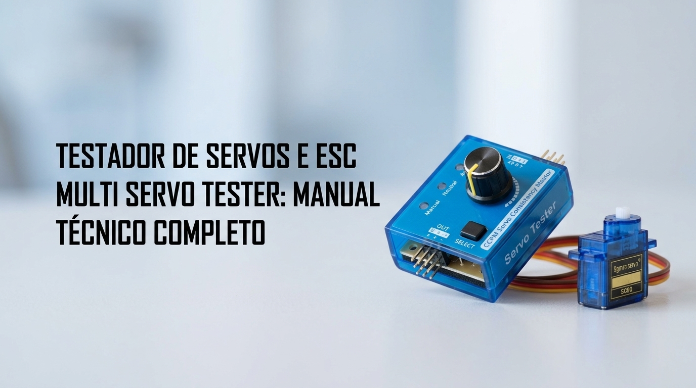 Controlador de Velocidade Multi Servo Tester Testador Servo: Manual Técnico Completo