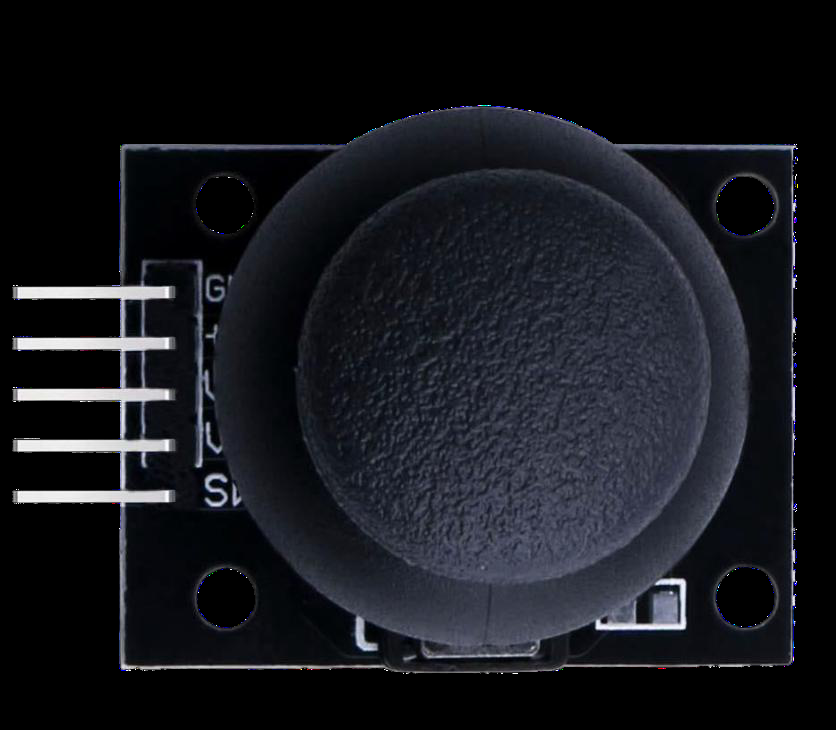 Módulo Joystick Analógico com alavanca plástica, eixos X e Y e chave push