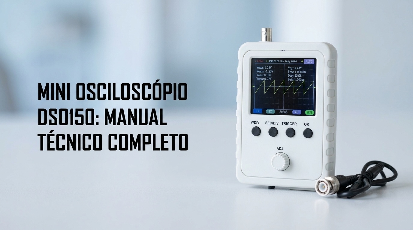 Mini Osciloscópio Digital DSO150: Manual Técnico Completo
