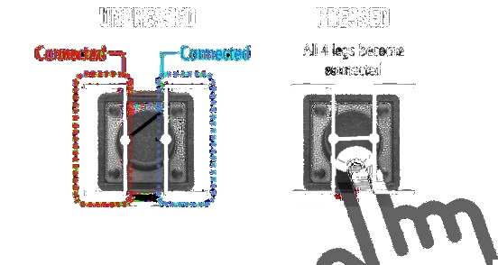 Montagem prática do push-button conectado ao GPIO 33 do ESP32 na protoboard