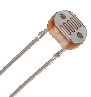 Esquema do divisor de tensão resistivo com LDR e resistor de 10k conectado ao ADC