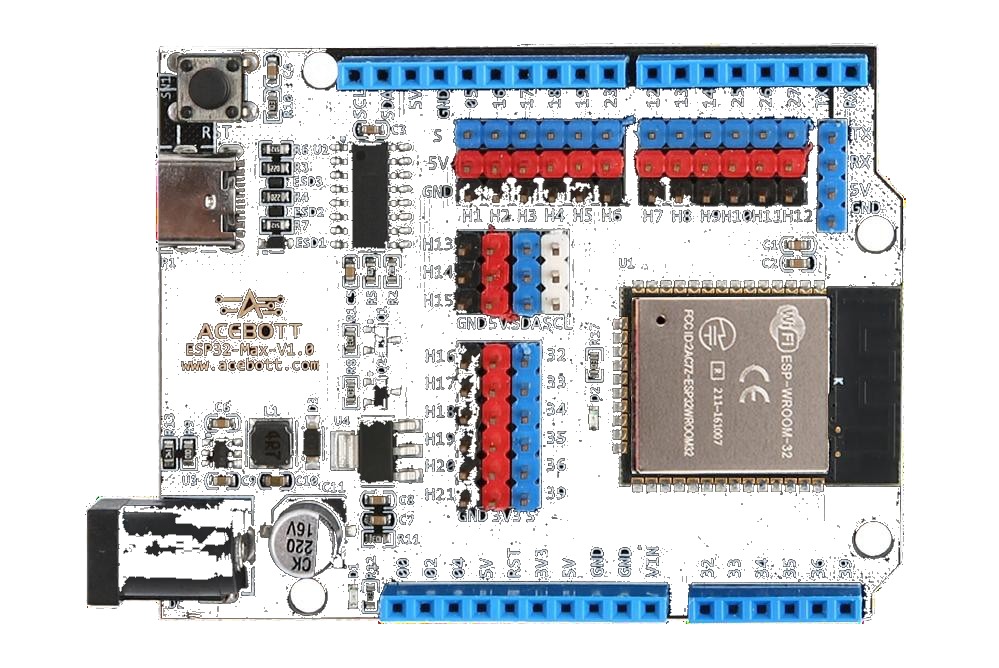 Esquema elétrico de 5 LEDs polarizados individualmente com resistores limitadores