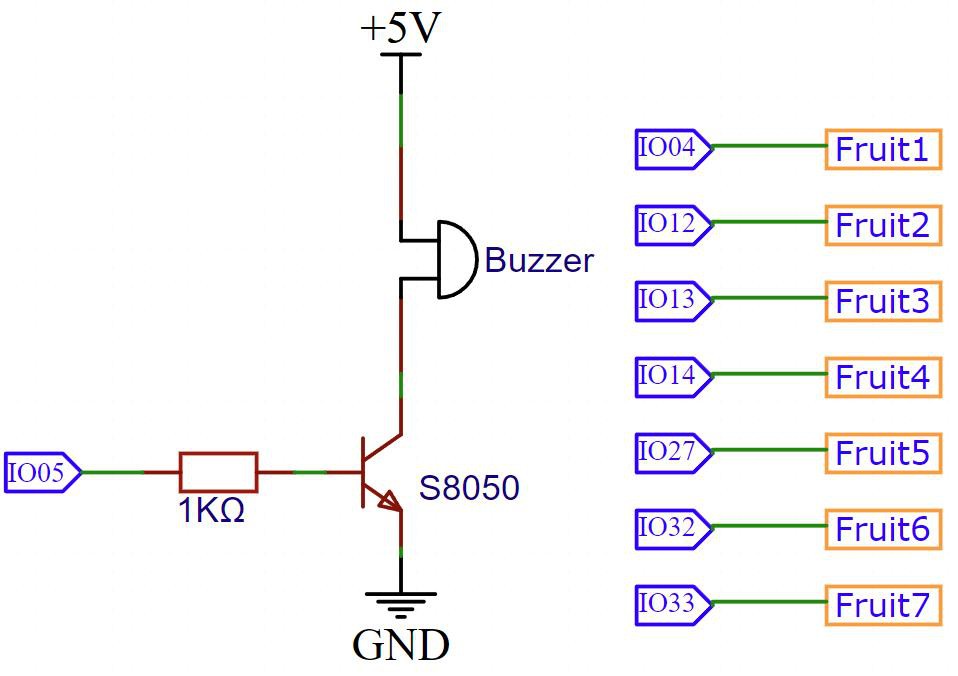 Montagem prática do piano de frutas capacitivo com garras jacaré e buzzer passivo