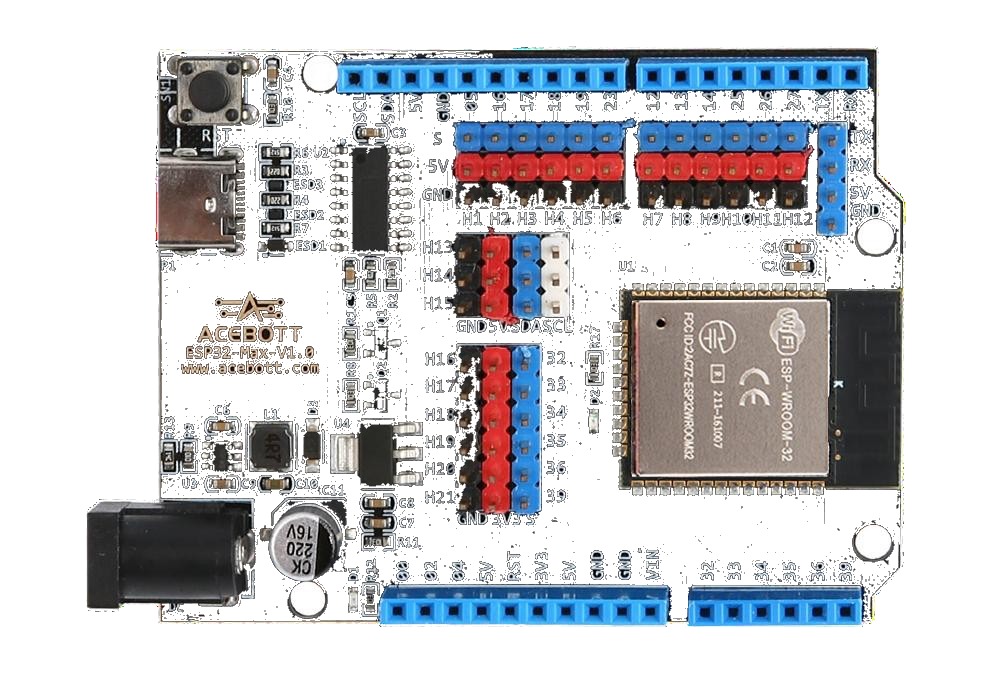 Montagem mecânica da borboleta biônica com servomotor conectado à placa ESP32