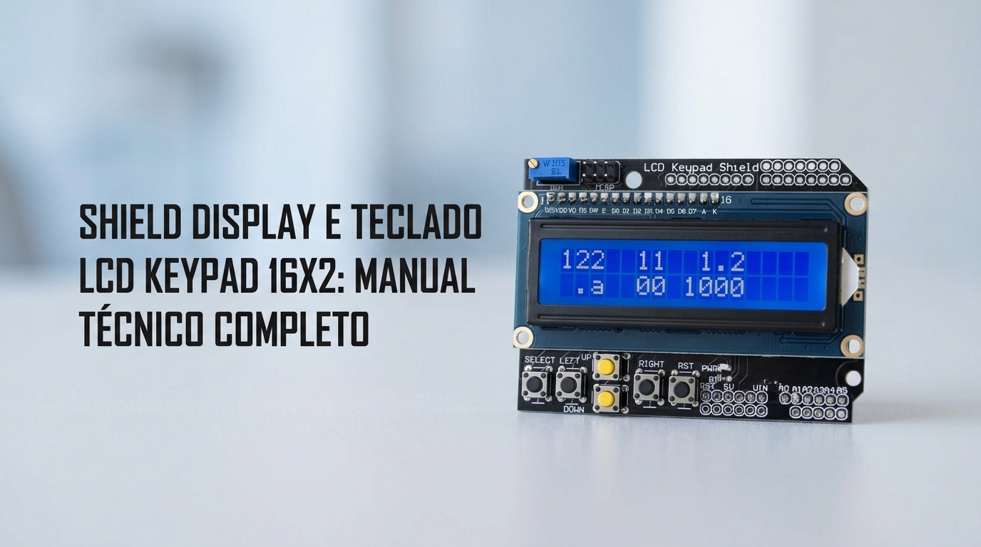 LCD Keypad Shield 16x2 para Arduino: Manual Técnico Completo