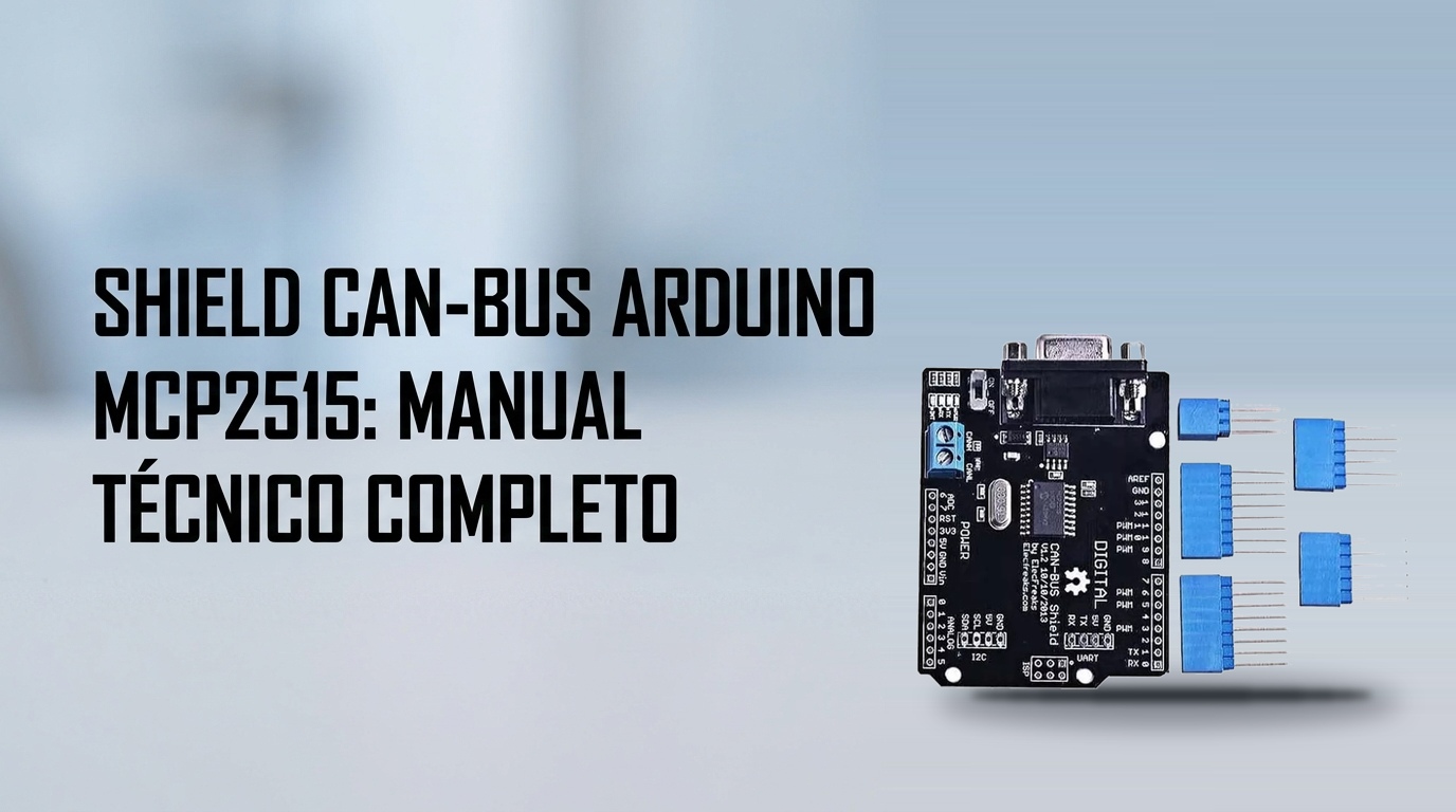 Módulo CAN BUS Shield MCP2515 para Arduino: Manual Técnico Completo
