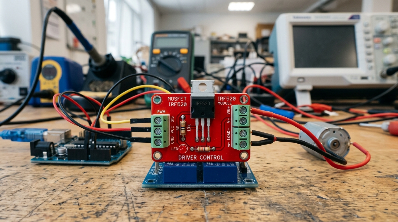 Módulo Mosfet Irf520 Driver Controlador Para Arduino