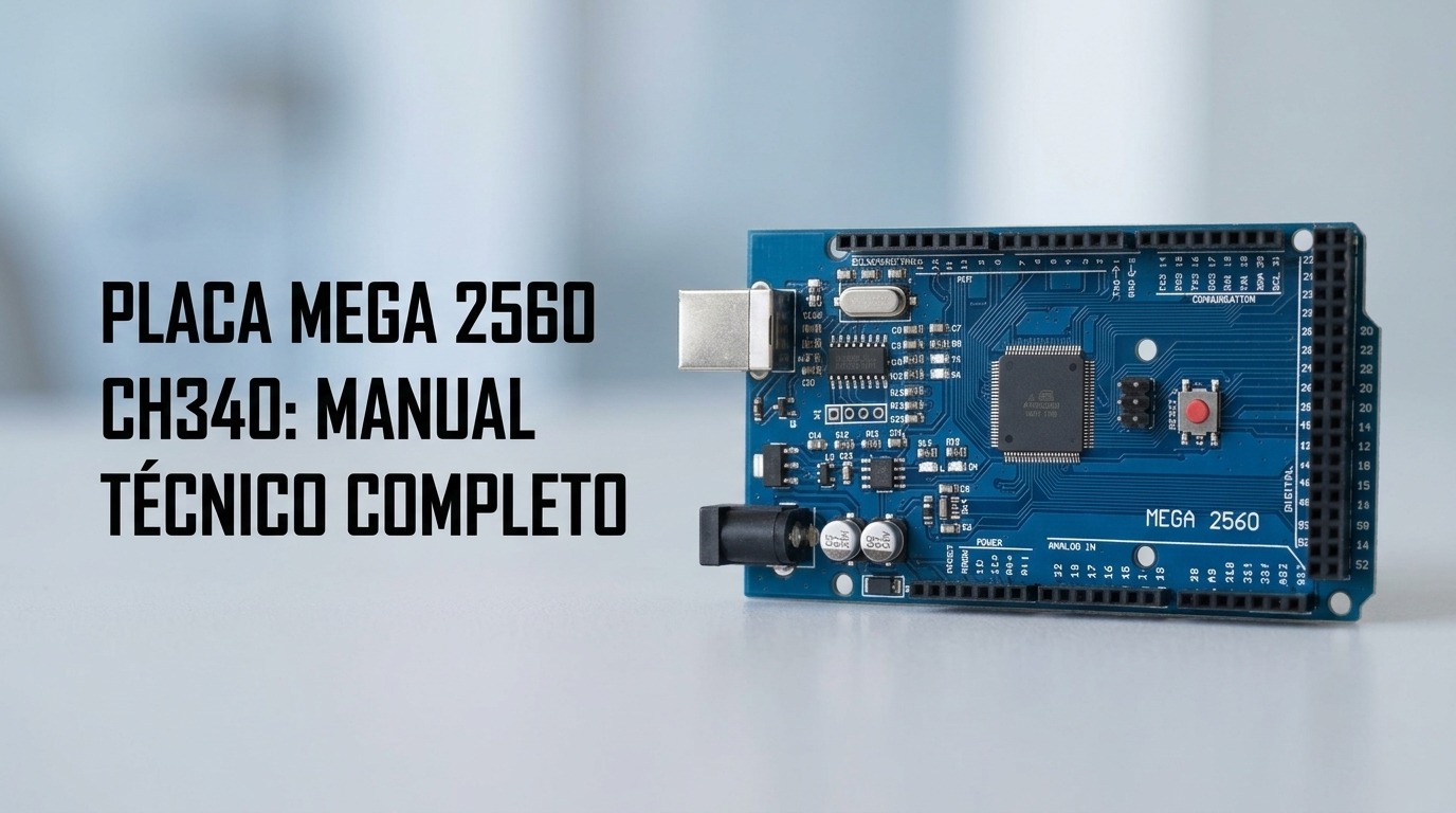 Placa Mega Atmega 2560 CH340 Compatível com Arduino