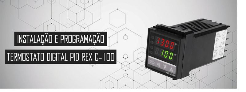 Como instalar e programar o termostato PID rex c100
